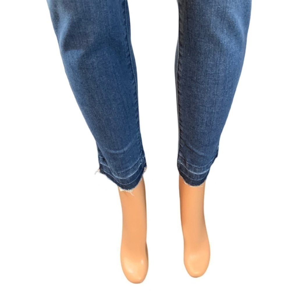 Michael Kors Blue Denim Logo Izzy SKINNY Jeans - Picture 5 of 12